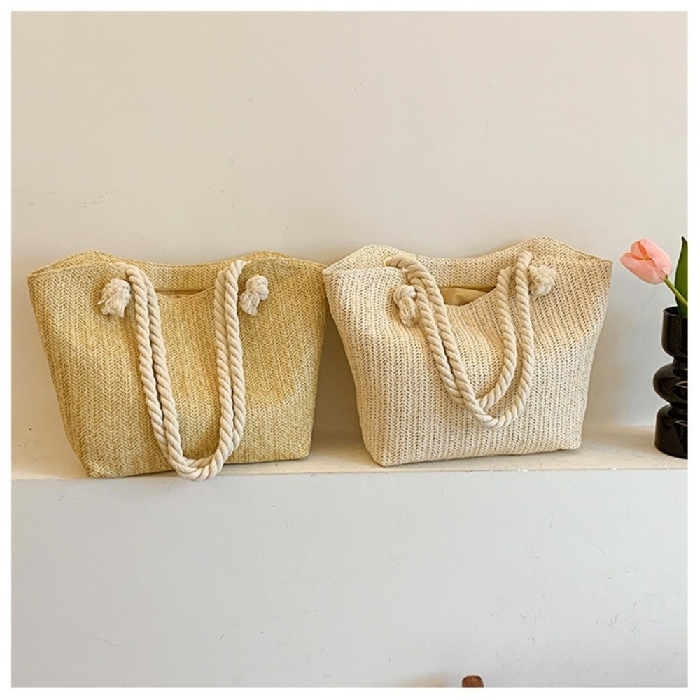 Women'S Raffia Bags - Yeni Yaz Plaj Çantası Büyük Kapasiteli