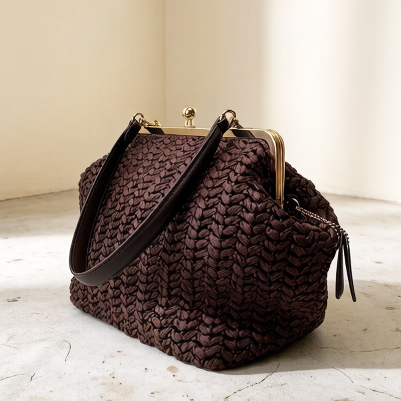 El yapımı Kisslock Çerçeveli O - Women'S Raffia Bags incelemesi ve fiyatı