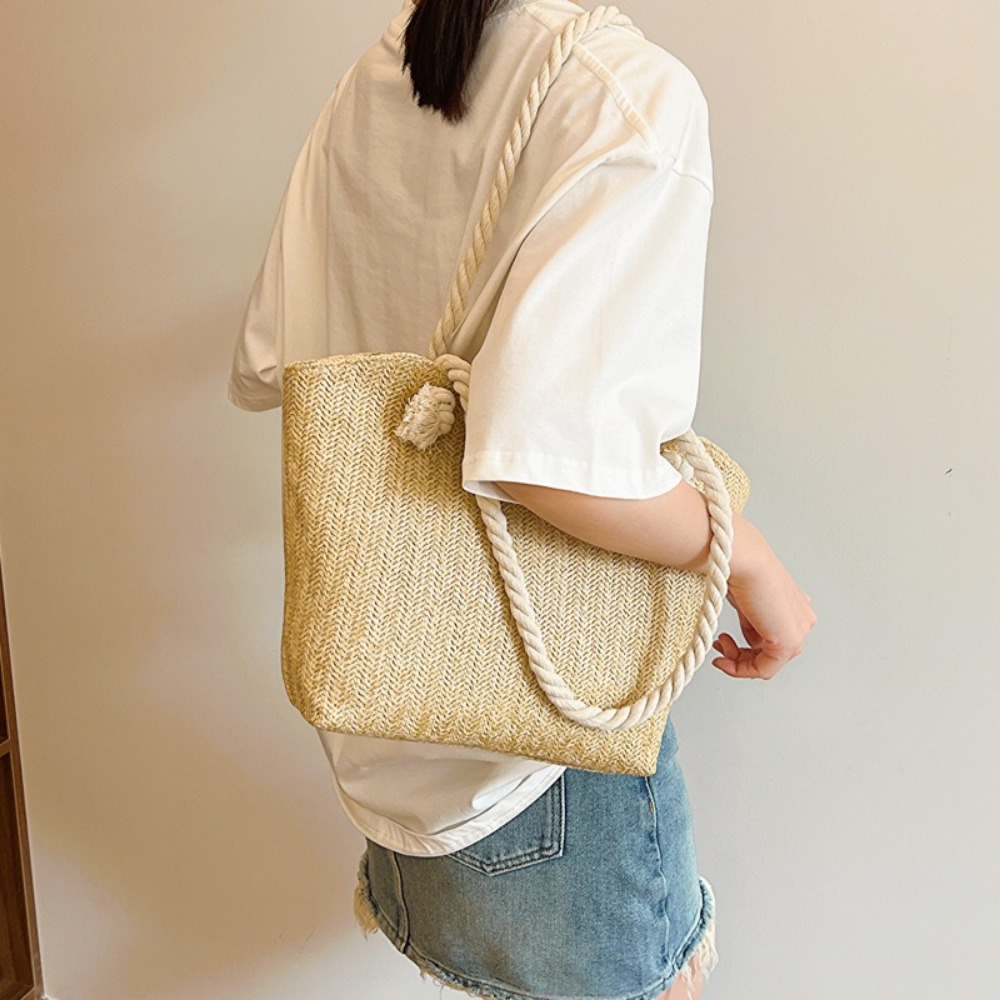 Yeni Yaz Plaj Çantası Büyük Ka - Women'S Raffia Bags incelemesi ve fiyatı