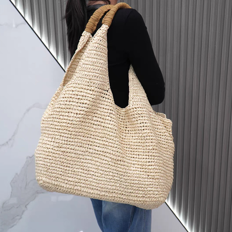 Rafya Hasır Örgülü Omuz Çantas - Women'S Raffia Bags incelemesi ve fiyatı