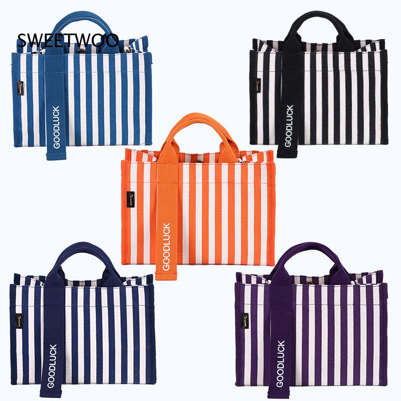 2026 Dikey Çizgili Kanvas Küçü - Women Hand Bags For Office incelemesi ve fiyatı